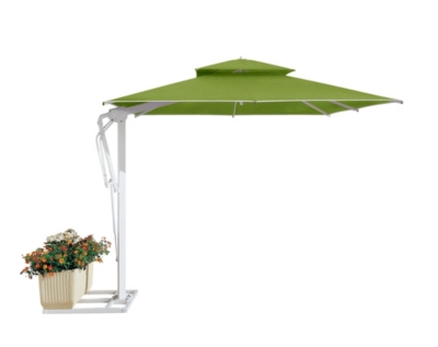 Parasol Pagoda VLAEMYNCK alu excentréblanc, ...